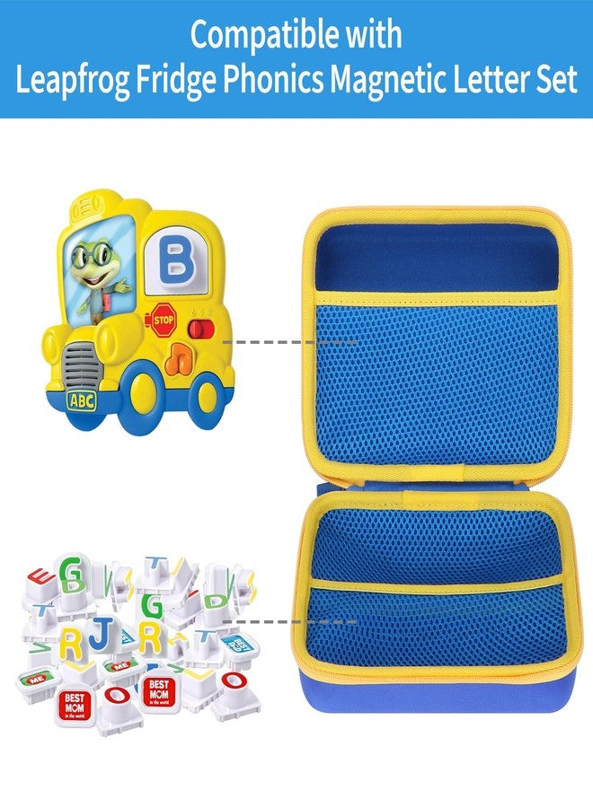Peyyargo Storage Case Compatible with Leapfrog Fridge Phonics Magnetic Letter Set (Blue + Yellow) - Image 3